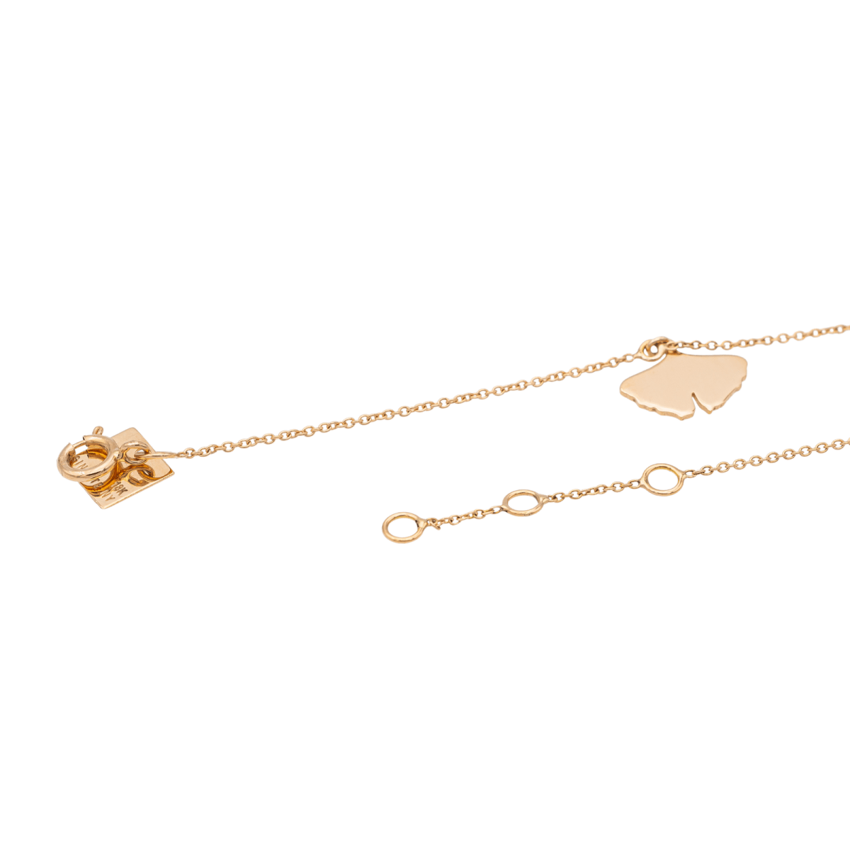 Ginette NY Bracelet Gingko Or rose - Castafiore