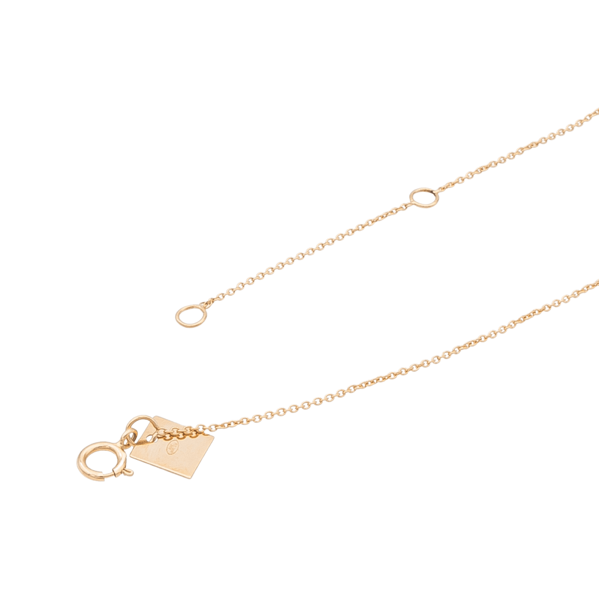 Ginette NY Collier Baby Lace Monogram Or rose - Castafiore