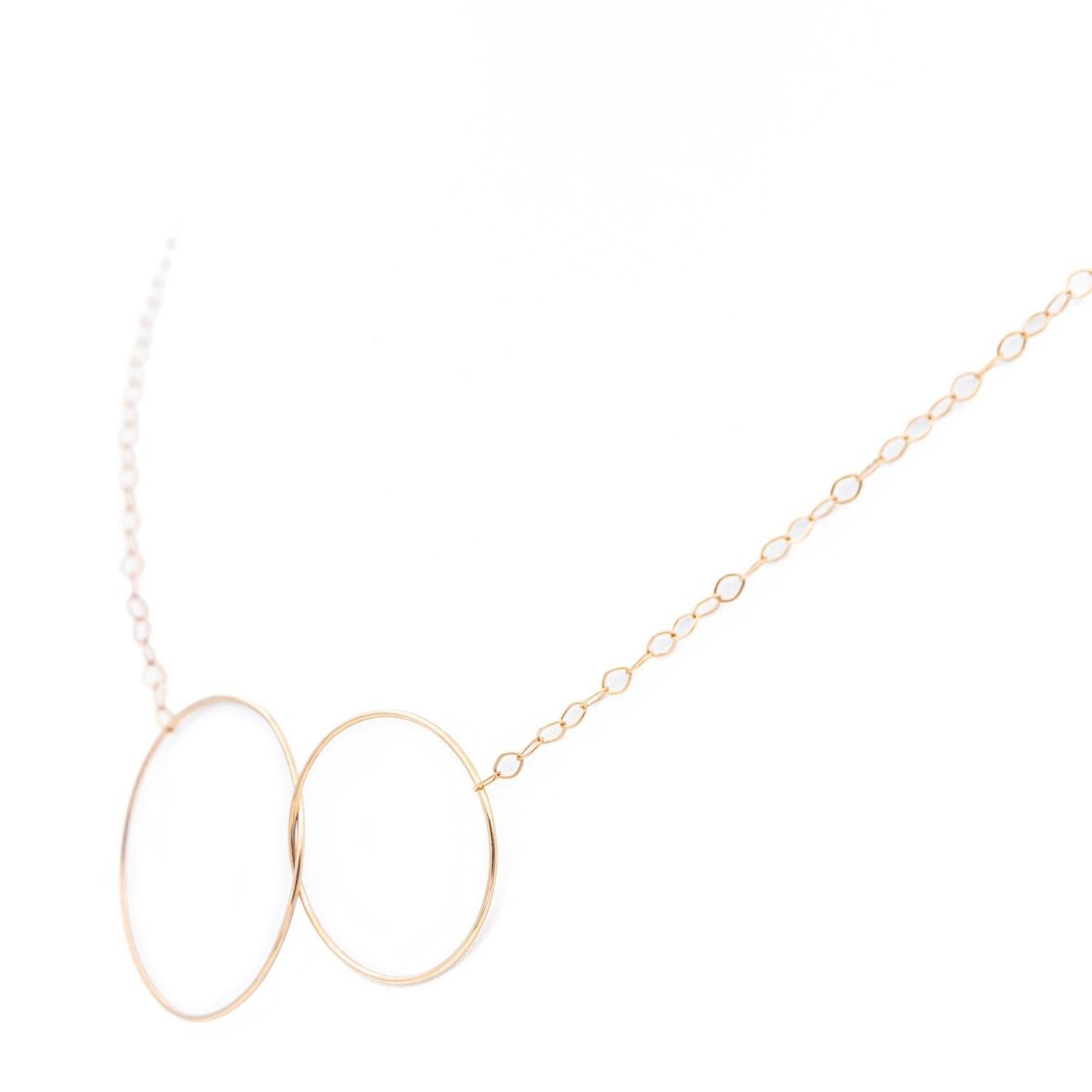 Ginette NY Collier cercle Fusion Necklace Or jaune - Castafiore