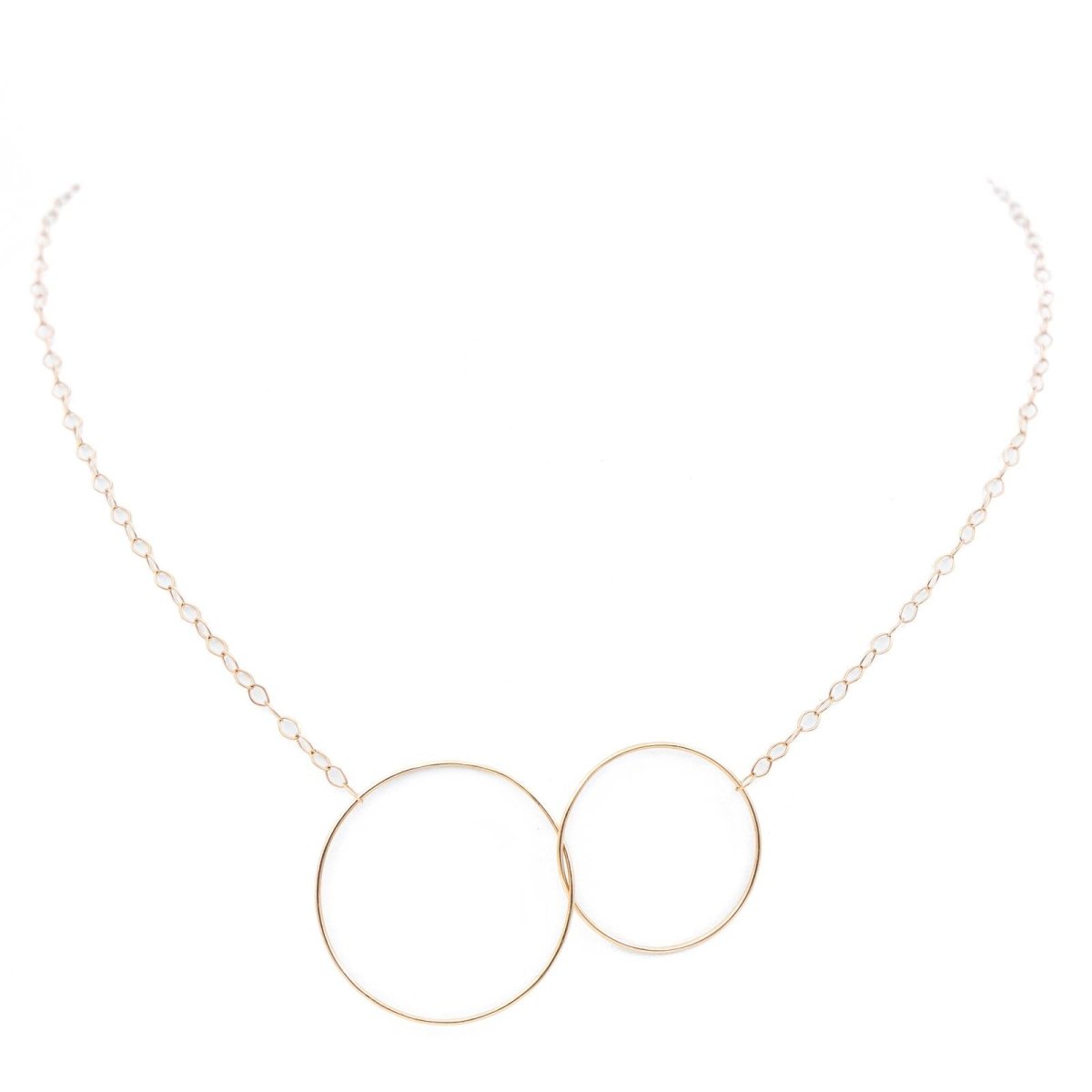 Ginette NY Collier cercle Fusion Necklace Or jaune - Castafiore