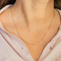 Ginette NY Collier Chaîne Or rose - Castafiore