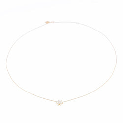 Ginette NY Collier "Diamond Star Necklace" en or rose et diamants - Castafiore