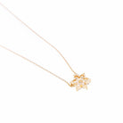 Ginette NY Collier "Diamond Star Necklace" en or rose et diamants - Castafiore