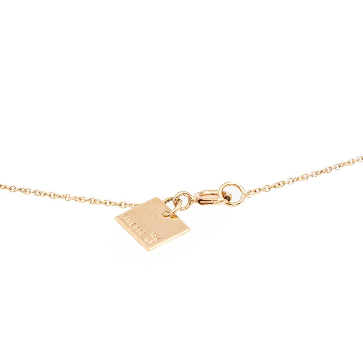 Ginette NY Collier Mini Donut On Chain Or rose - Castafiore