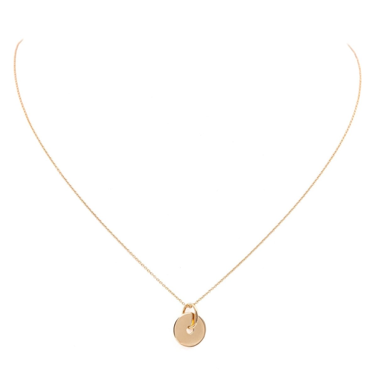 Ginette NY Collier Mini Donut On Chain Or rose - Castafiore