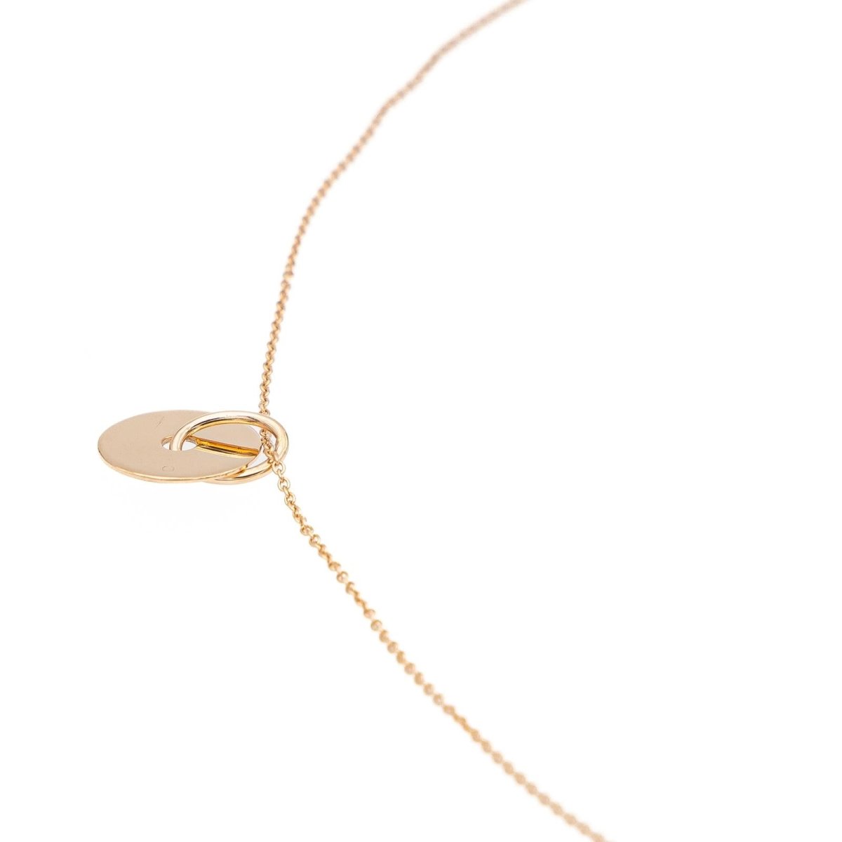 Ginette NY Collier Mini Donut On Chain Or rose - Castafiore