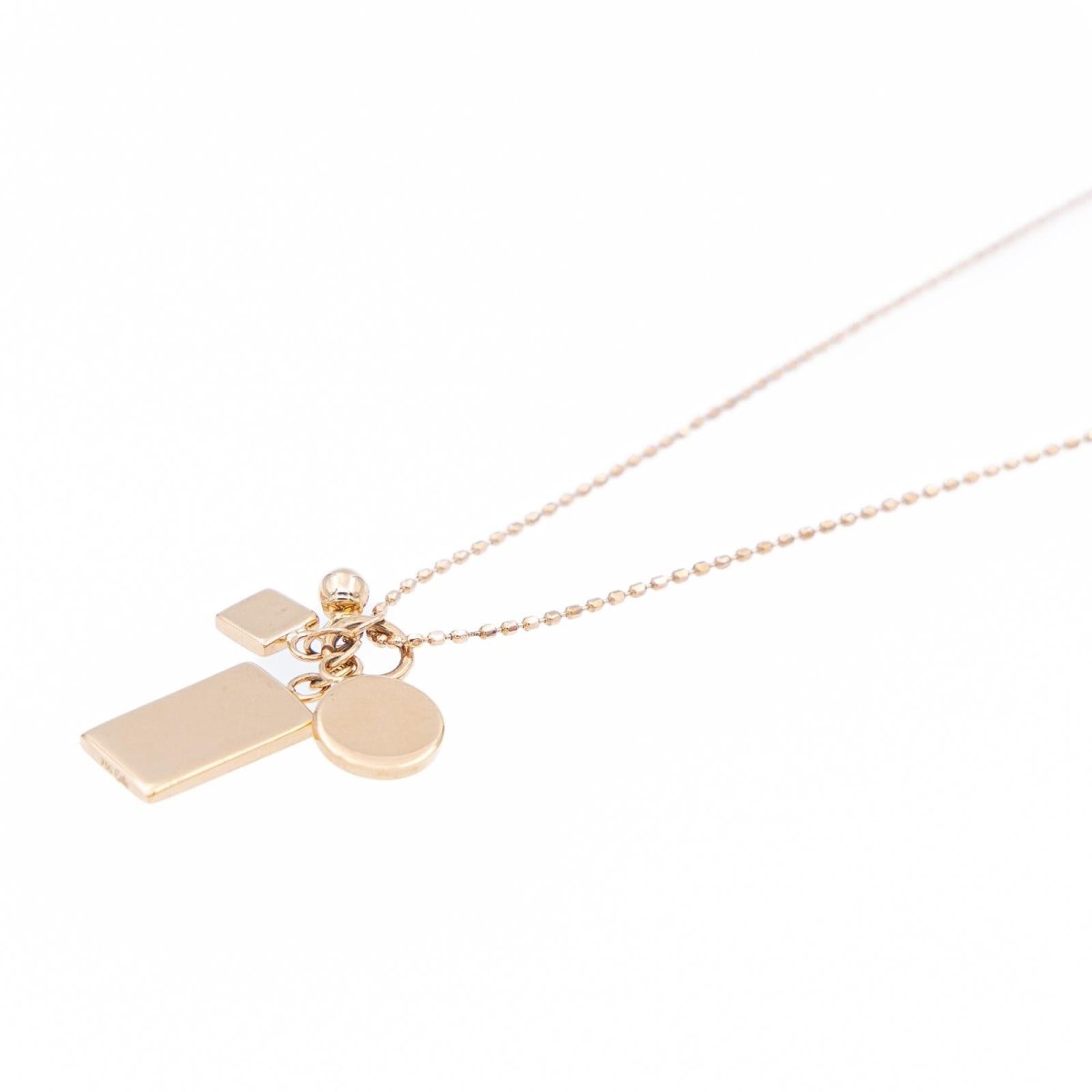 Ginette NY Collier Mini Ever Charm Necklace Or rose - Castafiore