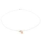 Ginette NY Collier Mini Ever Charm Necklace Or rose - Castafiore