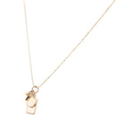 Ginette NY Collier Mini Ever Charm Necklace Or rose - Castafiore