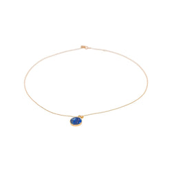 Ginette NY Collier Pendentif Ever Lapis Or rose Lapis-Lazuli - Castafiore