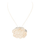 Ginette NY Collier Pendentif Jumbo Lotus Or rose - Castafiore