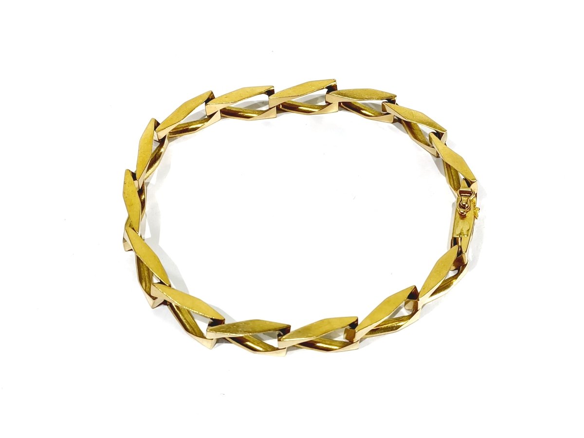 Gourmette Homme En Or Rose - Castafiore