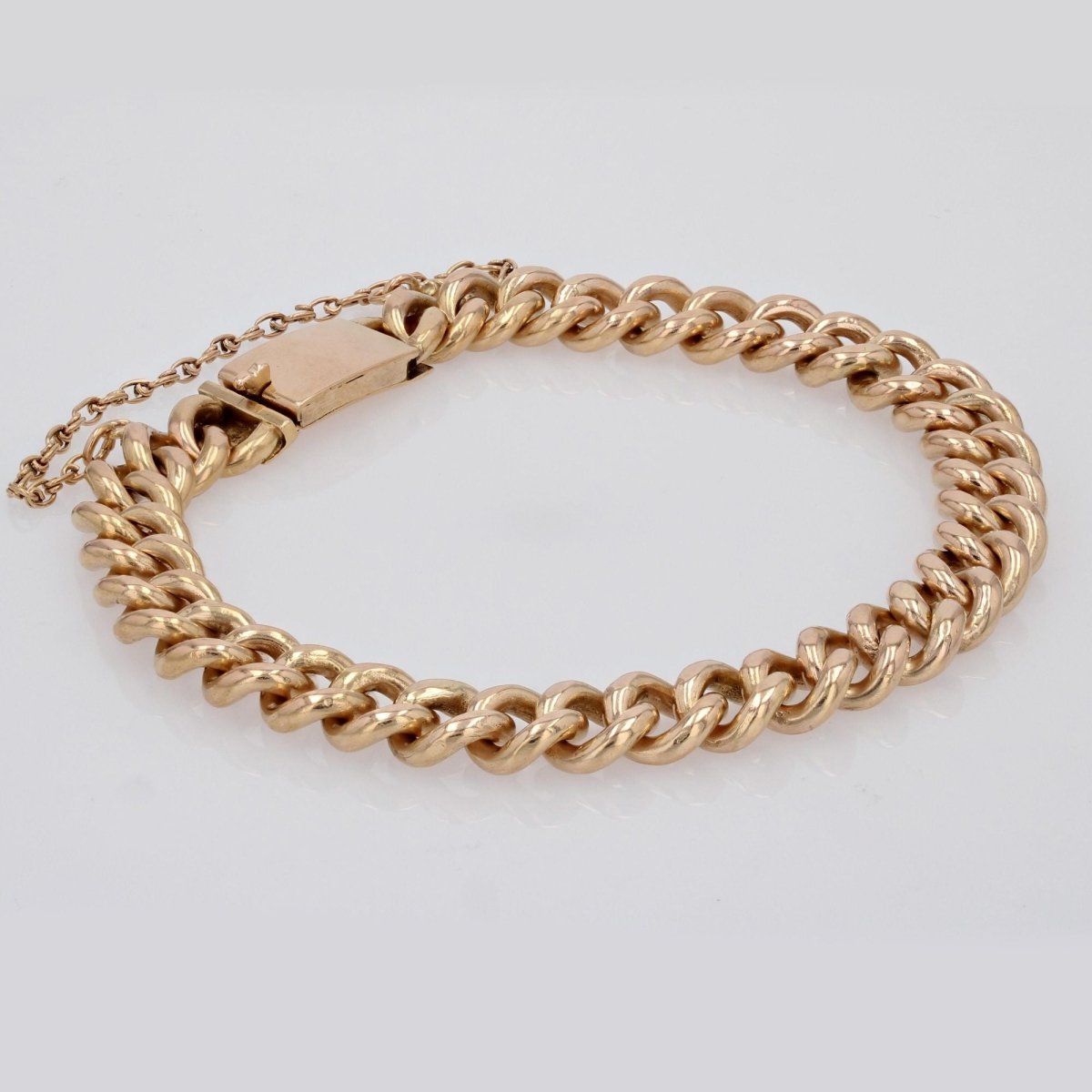 Gourmette massive en or vintage - Castafiore