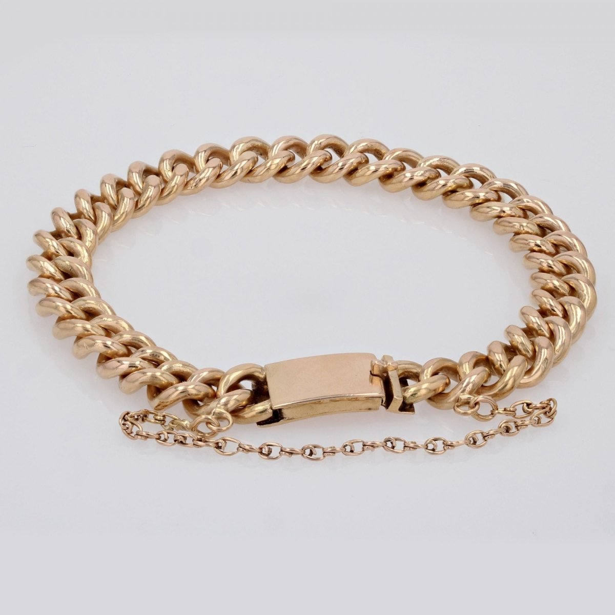 Gourmette massive en or vintage - Castafiore