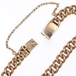 Gourmette massive en or vintage - Castafiore