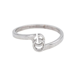 Gucci Bague GG Running Or blanc - Castafiore