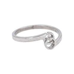 Gucci Bague GG Running Or blanc - Castafiore