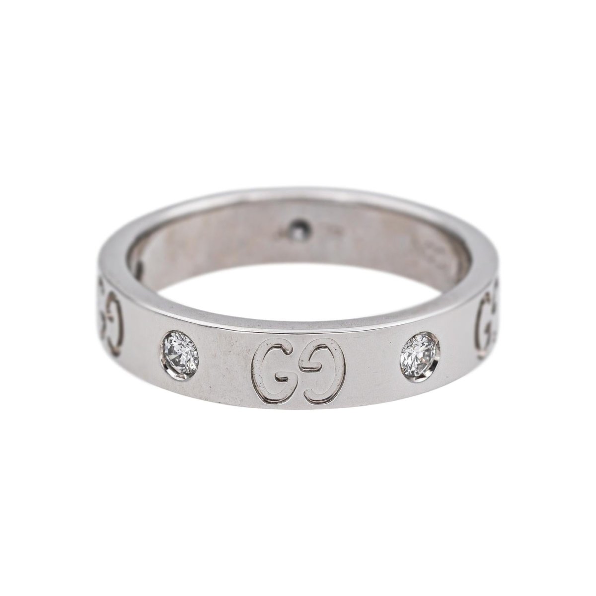 Gucci Bague Icon Or blanc - Castafiore