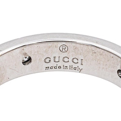 Gucci Bague Icon Or blanc - Castafiore