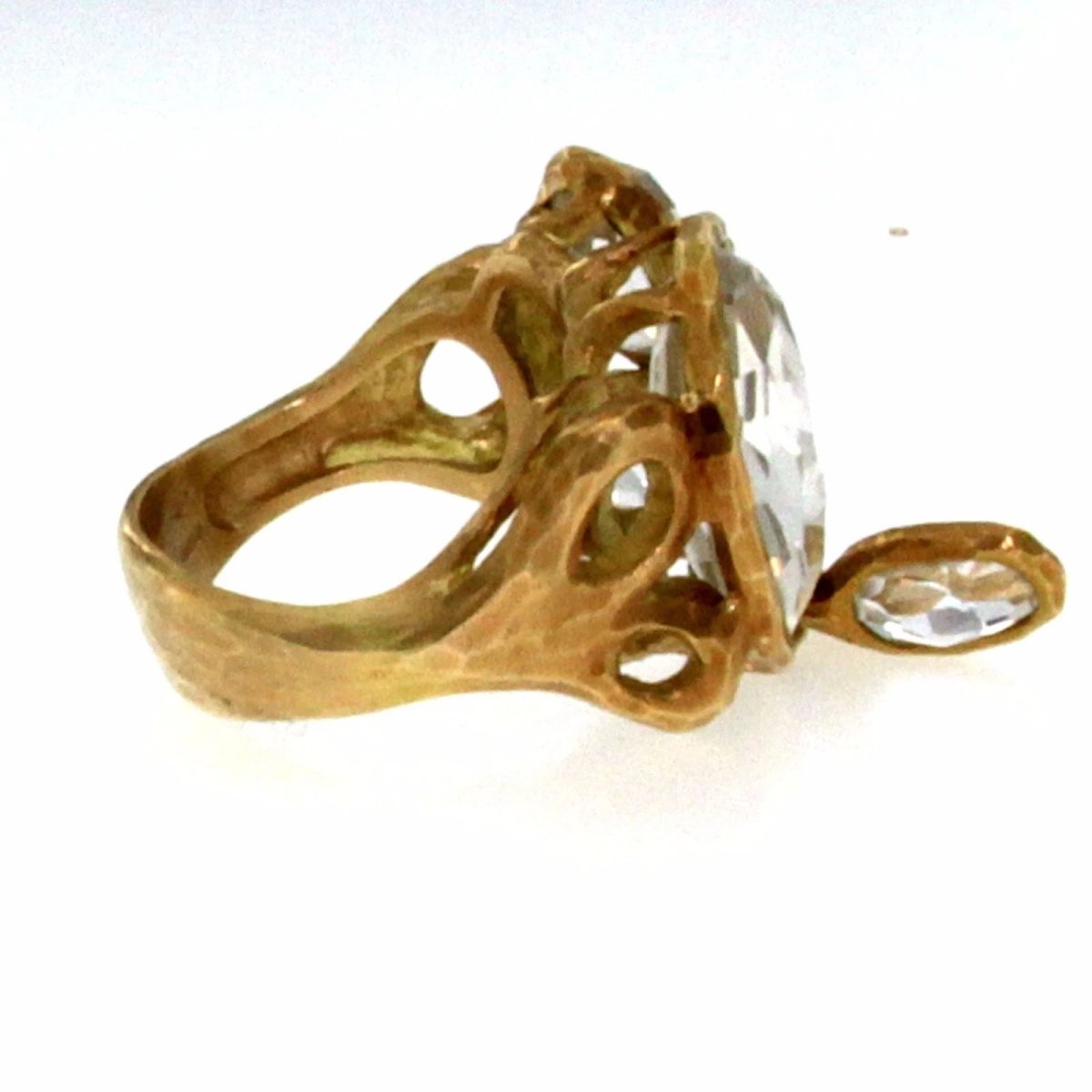 Gucci High Jewellery Quartz Gold Ring - Castafiore