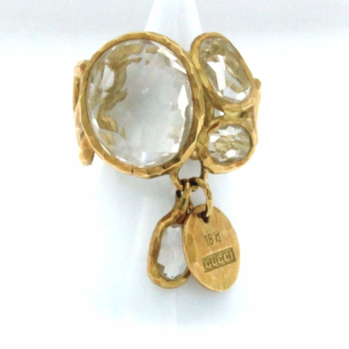 Gucci High Jewellery Quartz Gold Ring - Castafiore