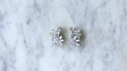 Guillemin & Soulaine Boucles d'Oreilles Fleur Diamants - Castafiore