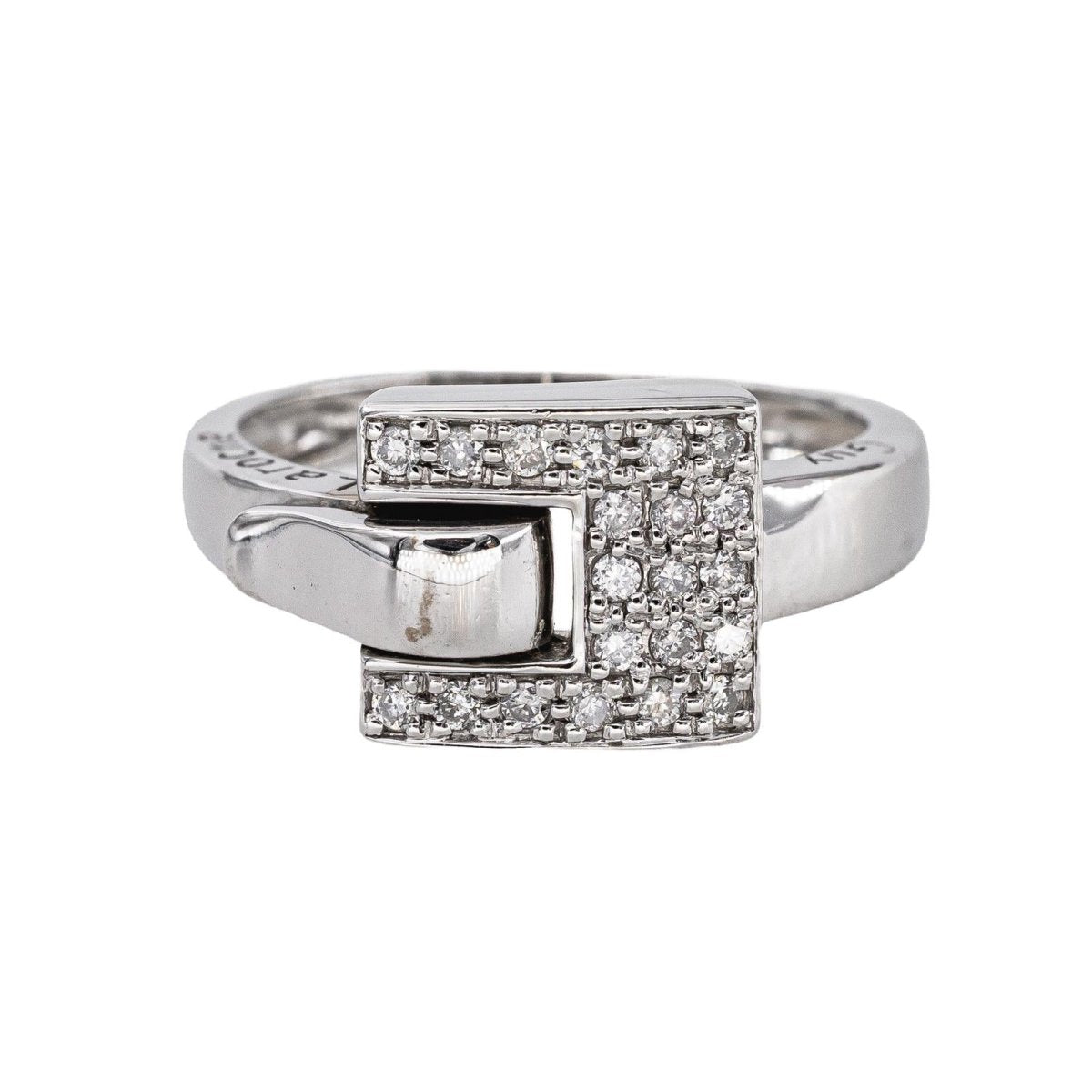 Guy Laroche Bague Or blanc Diamant - Castafiore