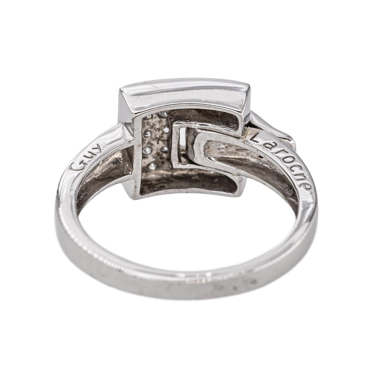 Guy Laroche Bague Or blanc Diamant - Castafiore