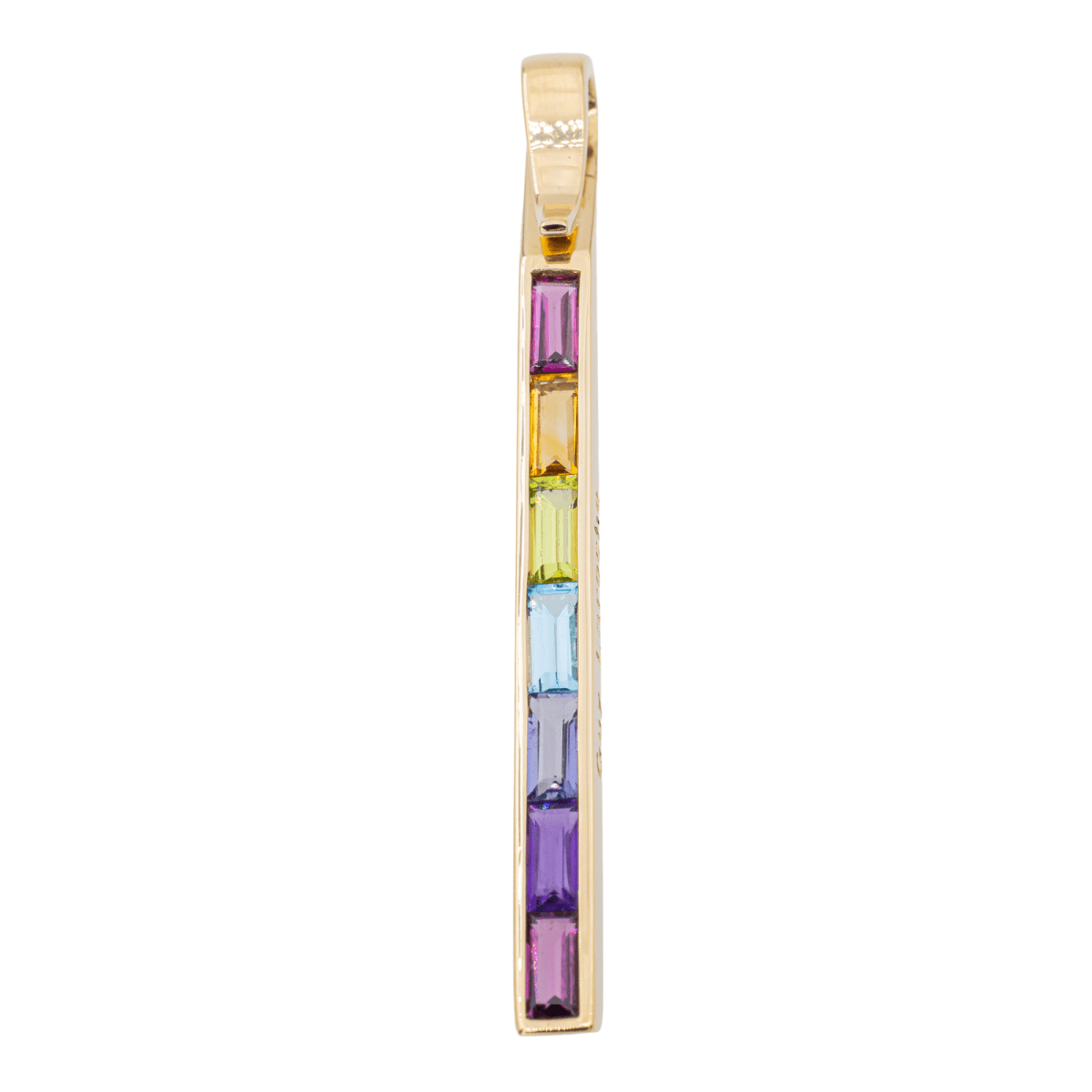 Guy Laroche Pendentif Or jaune Grenat - Castafiore