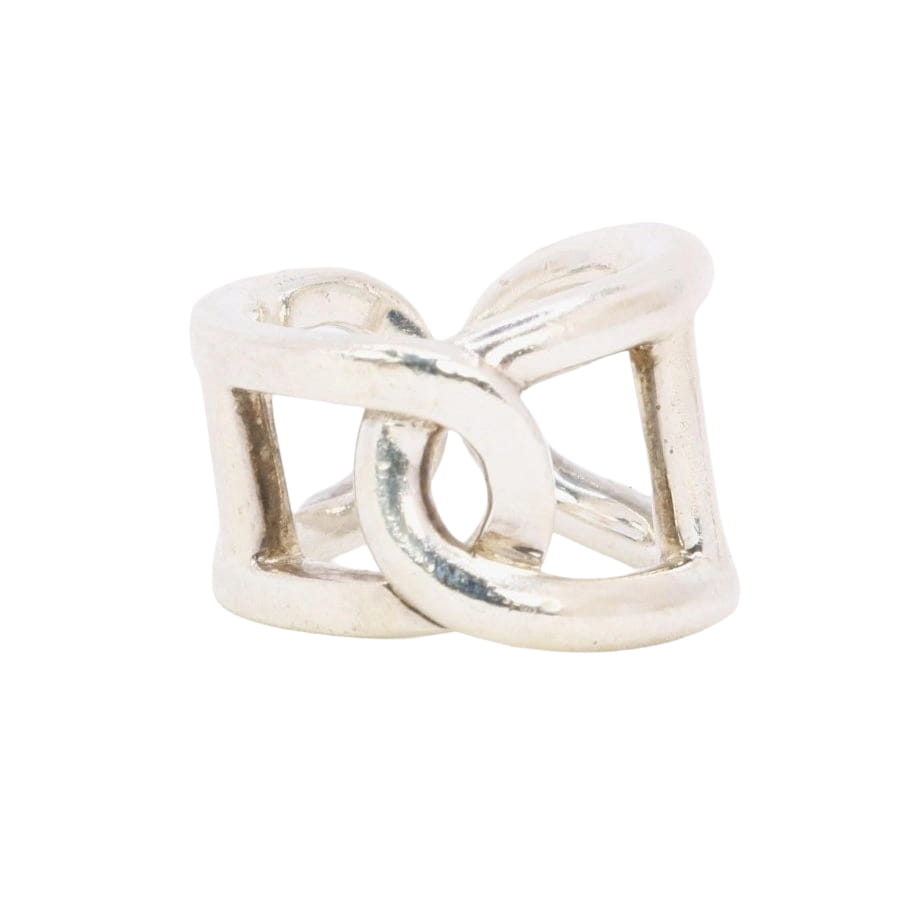 HERMES Bague vintage Cythère en argent - Castafiore