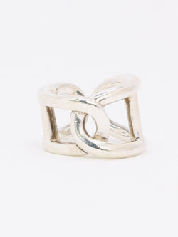 HERMES Bague vintage Cythère en argent - Castafiore