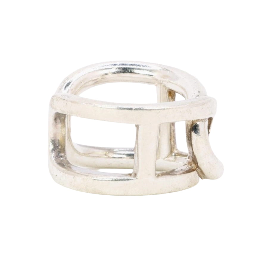 HERMES Bague vintage Cythère en argent - Castafiore
