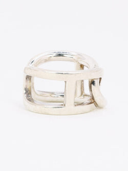 HERMES Bague vintage Cythère en argent - Castafiore