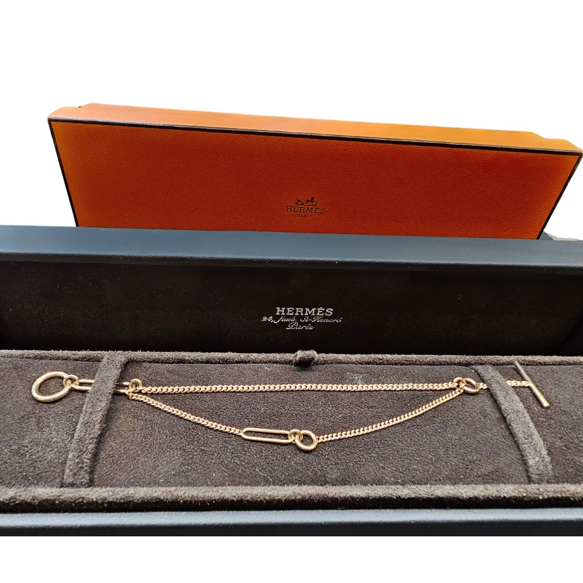 Hermès Bracelet "Échappée" Or Rose - Castafiore