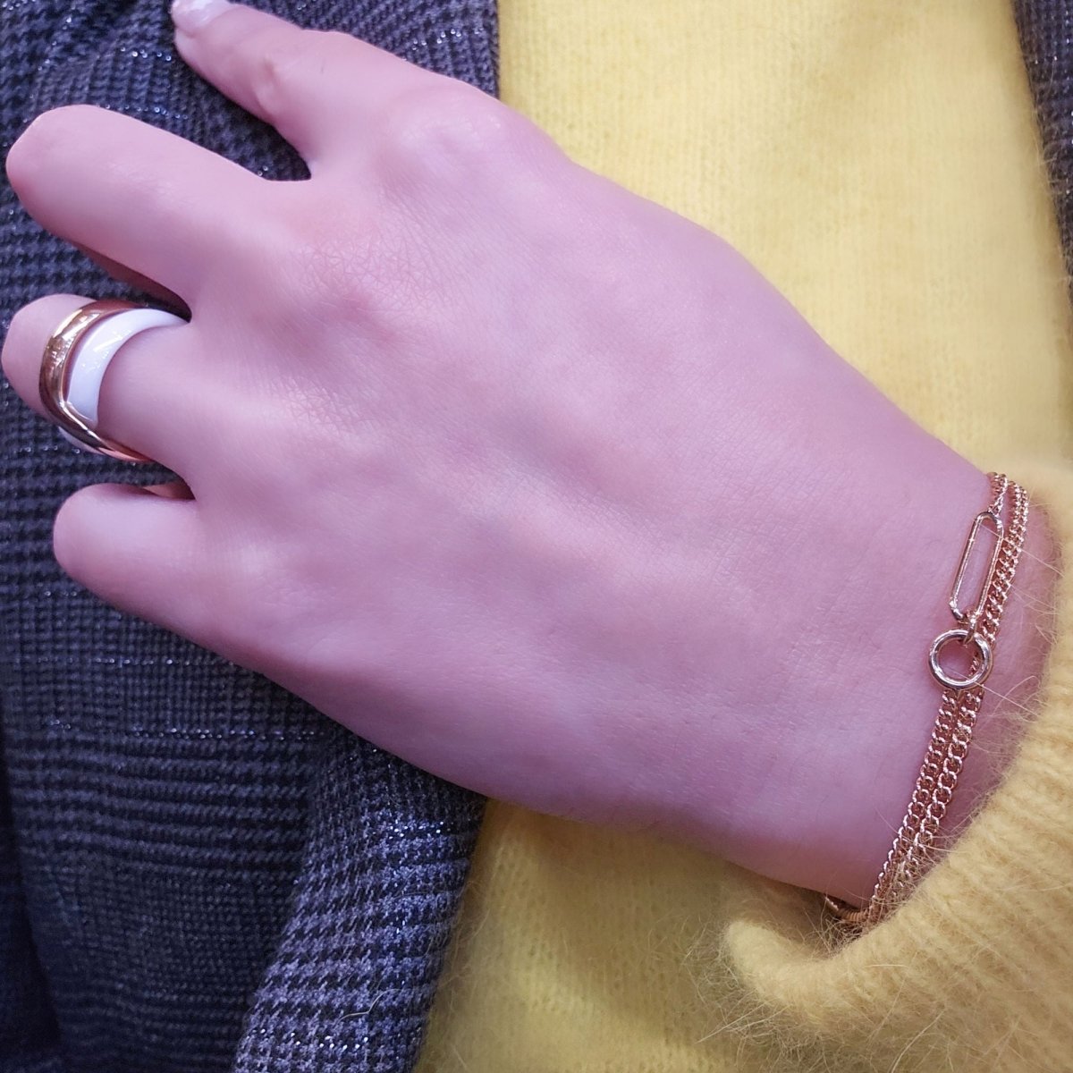 Hermès Bracelet Échappée Or Rose