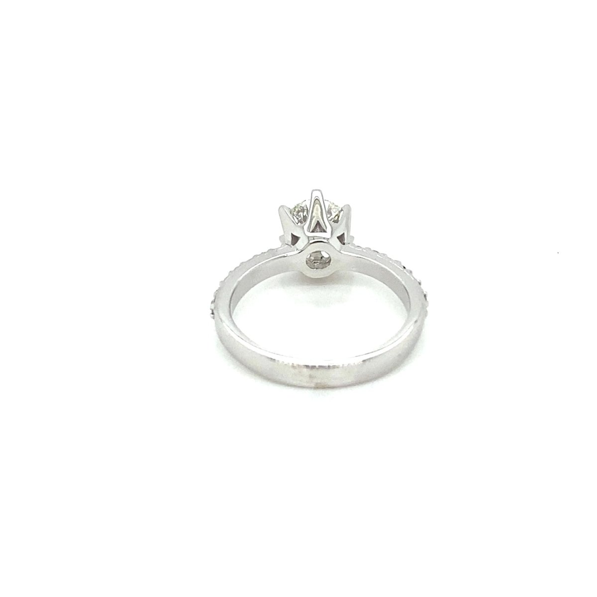 HRD Antwerp Certified 1 Carat Diamond Gold Engagement Ring (bague de fiançailles en or) - Castafiore