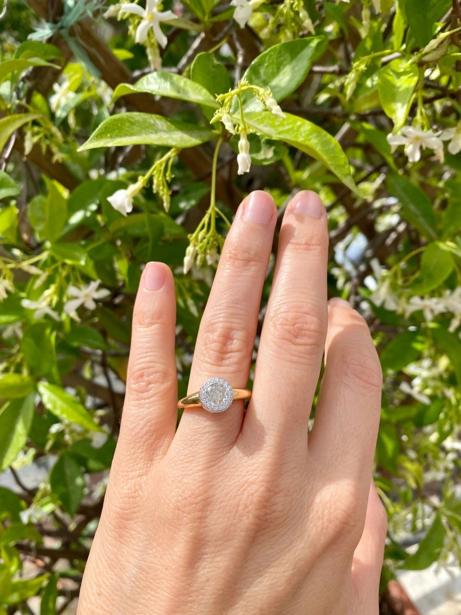 IGI Certified 1 Carat Cushion Diamond Solitaire Ring - Castafiore