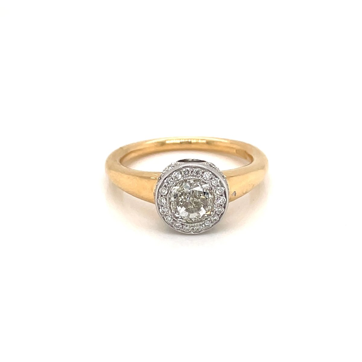 IGI Certified 1 Carat Cushion Diamond Solitaire Ring - Castafiore