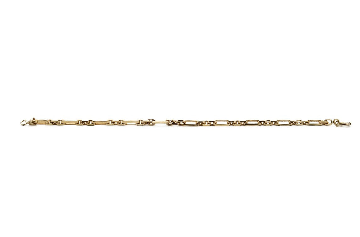 Bracelet maille Figaro