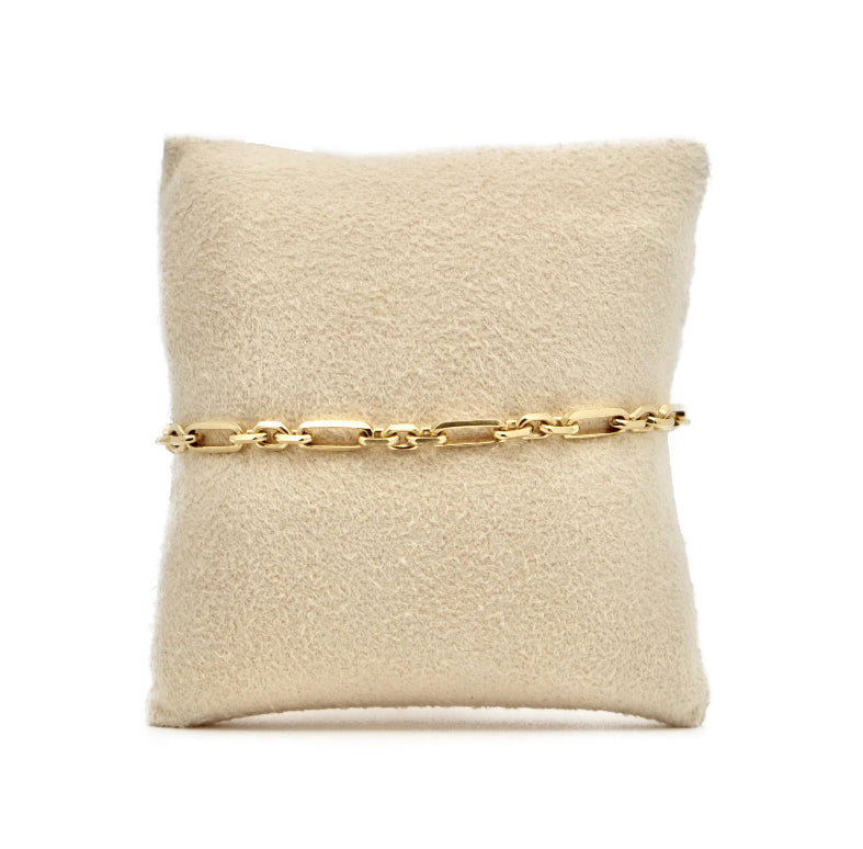 Bracelet maille Figaro