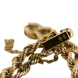 Jaeger - LeCoultre dame bracelet torsadé, or jaune 18 carats, 1954 - Castafiore