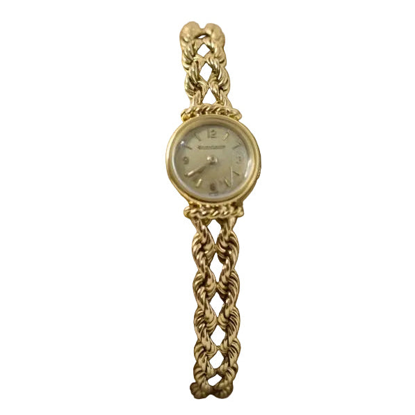Jaeger - LeCoultre dame bracelet torsadé, or jaune 18 carats, 1954 - Castafiore
