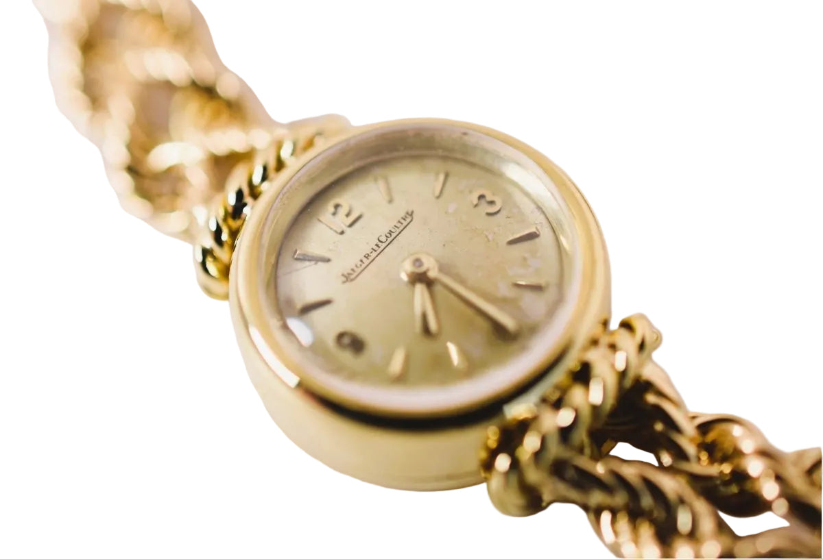 Jaeger - LeCoultre dame bracelet torsadé, or jaune 18 carats, 1954 - Castafiore