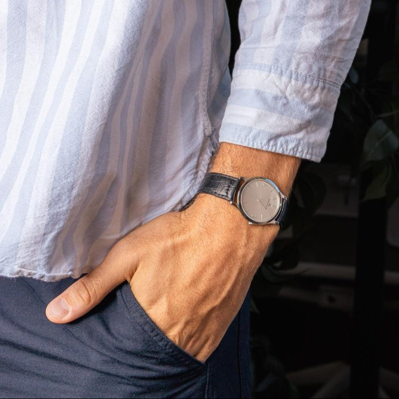 Jaeger-LeCoultre Montre Master Ultra Thin Acier - Castafiore