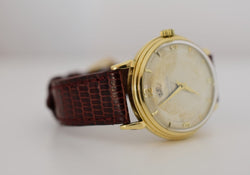 Jaeger - LeCoultre Power Reserve "40 heures", calibre 481 Bumper, or jaune 18 carats, 1953 - Castafiore