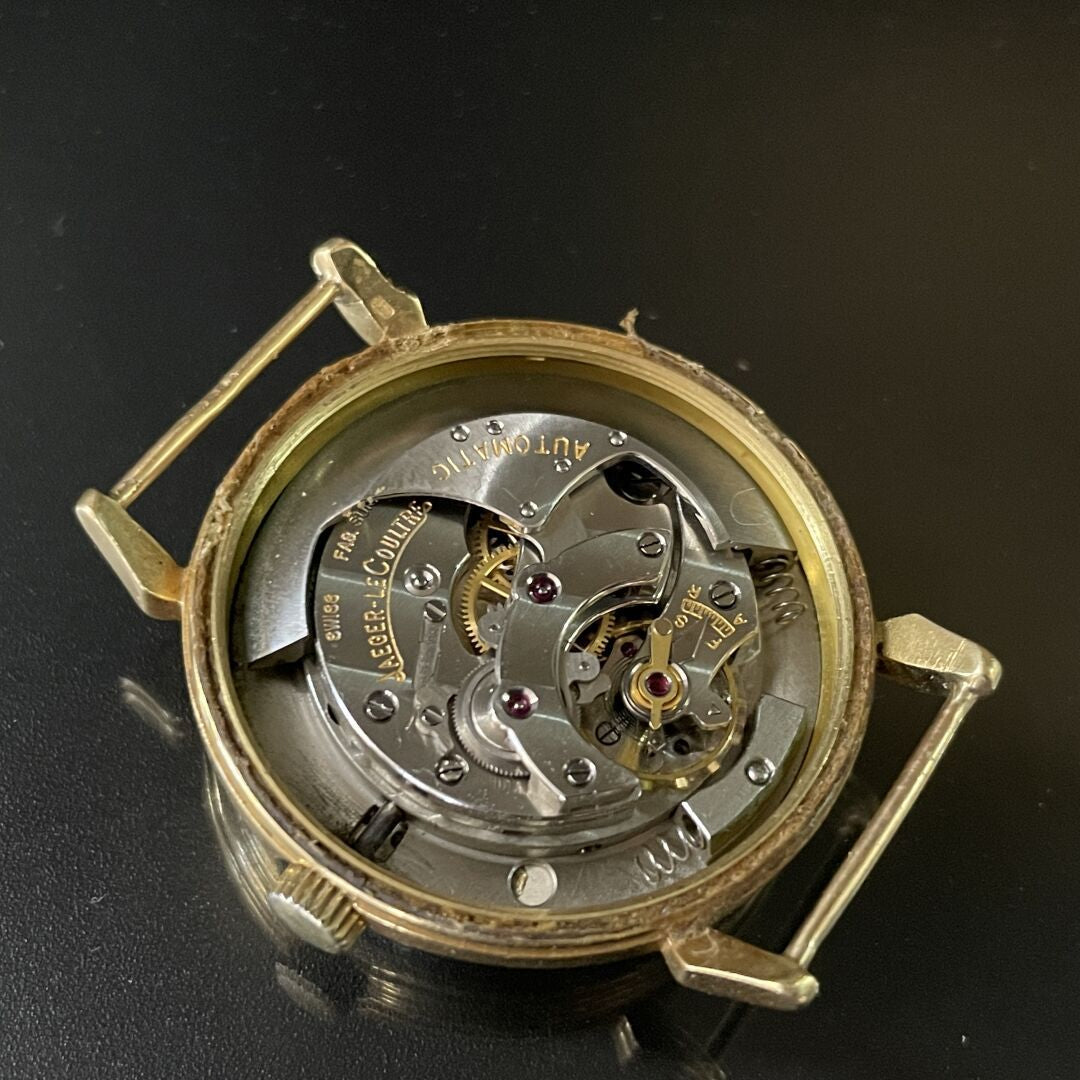 Jaeger - LeCoultre Power Reserve "40 heures", calibre 481 Bumper, or jaune 18 carats, 1953 - Castafiore
