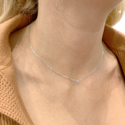 Collier Cartier "Cartier d'Amour", or blanc, diamant.