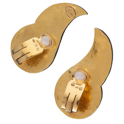 LALAOUNIS paire de clips d'oreilles en or 18k - Castafiore
