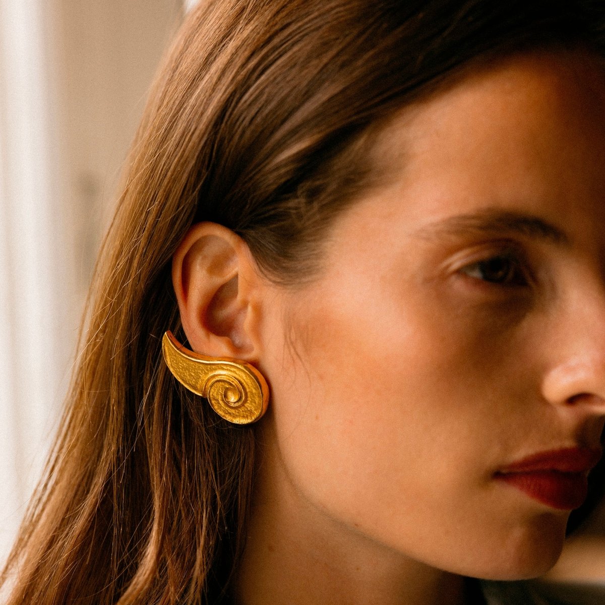 LALAOUNIS paire de clips d'oreilles en or 18k - Castafiore