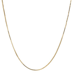 Longue chaîne maille cube or jaune - Castafiore